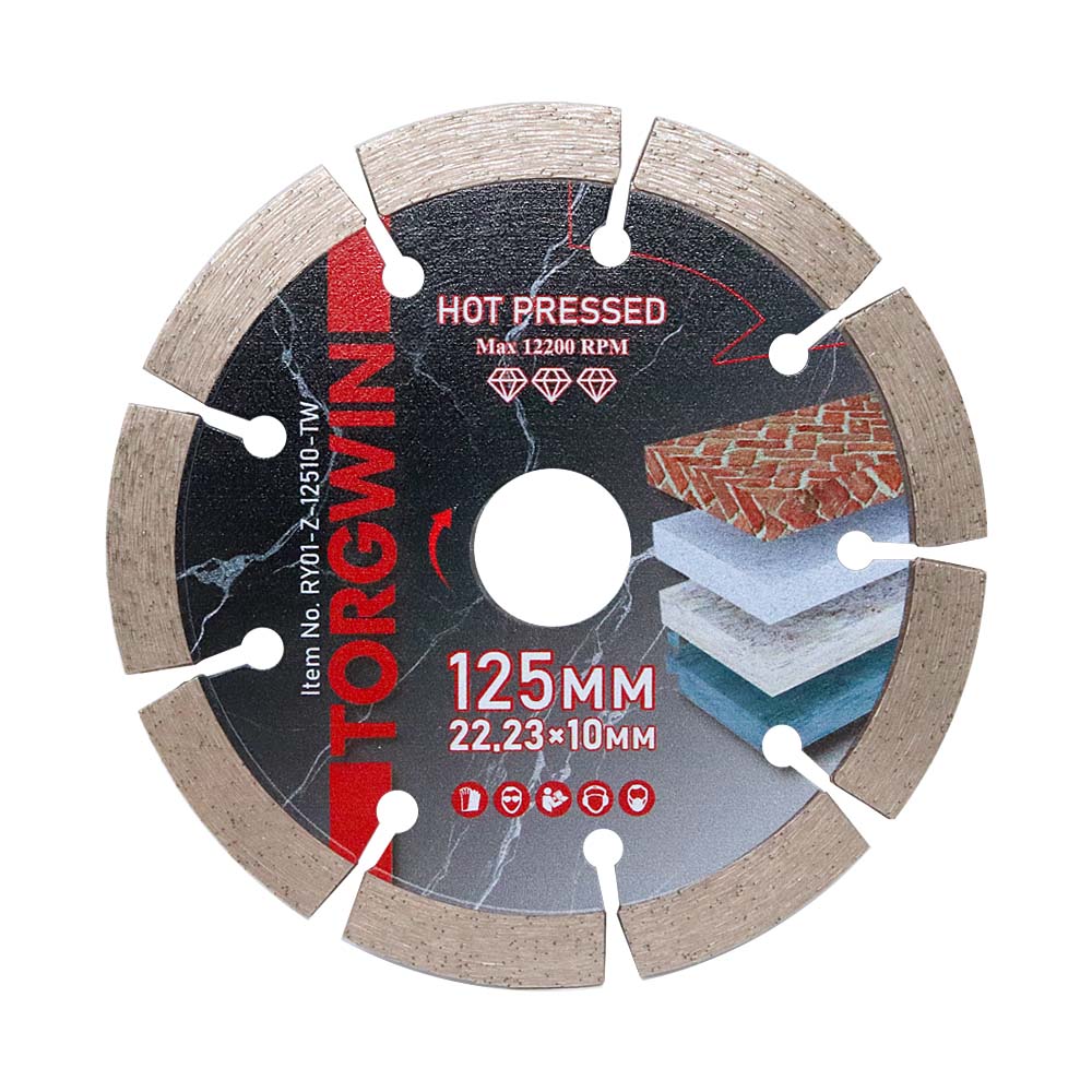 హాట్ ప్రెస్డ్ సెగ్మెంటెడ్ డైమండ్ కాంక్రీటును కత్తిరించడానికి బ్లేడ్